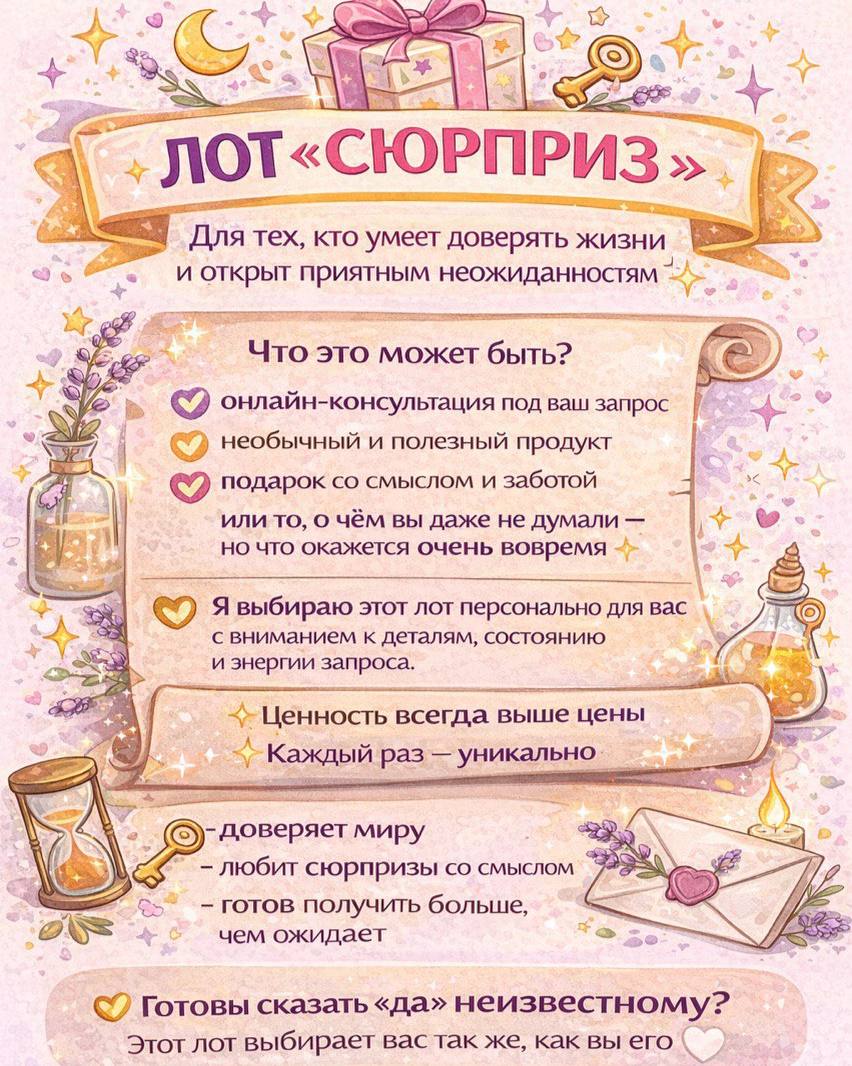 ЛОТ «СЮРПРИЗ»
