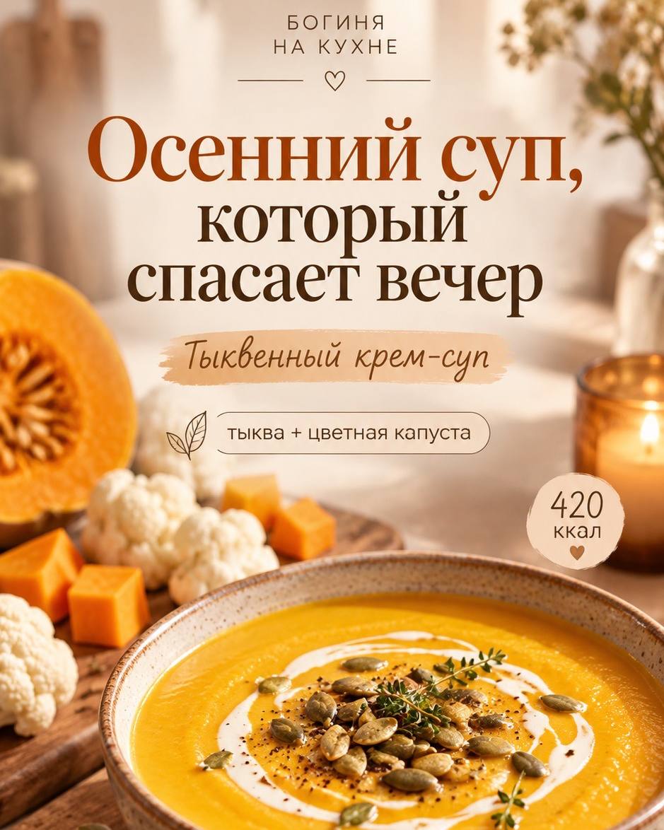 Осенний суп, который спасает вечер